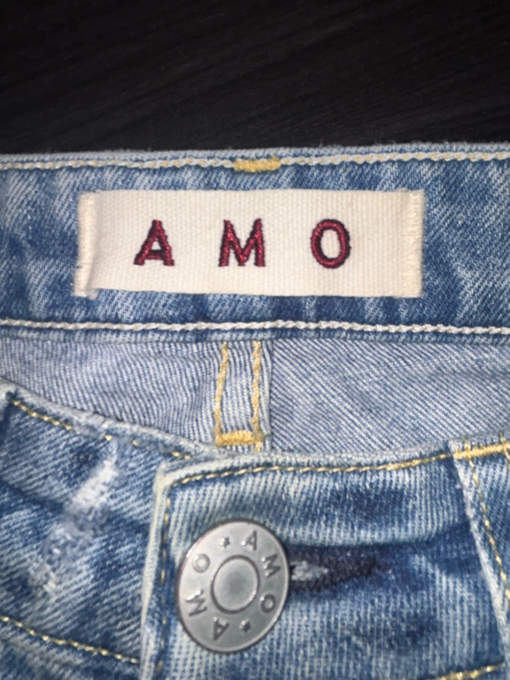 AMO Babe Sweet Cheeks jeans size 25 - Picture 8 of 9